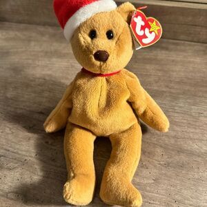 RARE 1997 Teddy Christmas Beanie Baby, TRUE COLLECTABLE